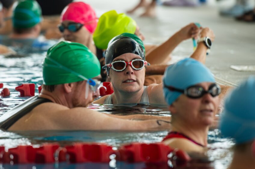 Action shots from Forfar triathlon.