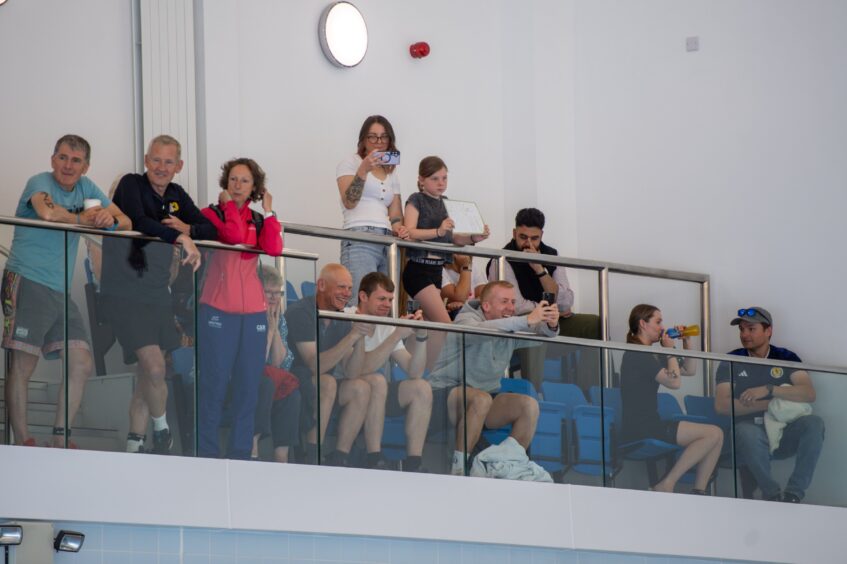 Action from Forfar triathlon.