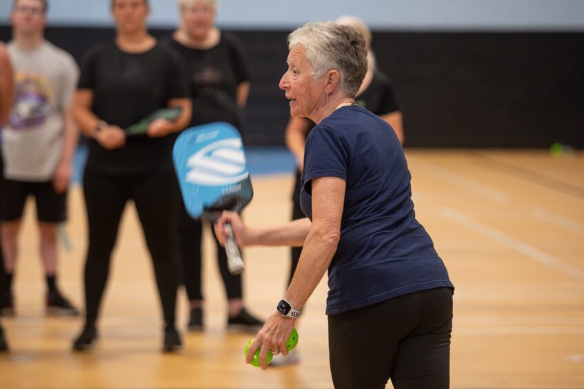 Pickleball coach at Carnoustie.