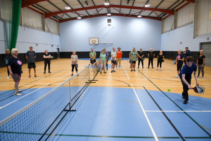Pickleball coaching at Carnoustie