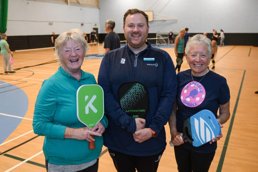 Coaches at Carnoustie pickleball taster session.