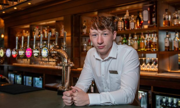 Fife food and drink rising star Olly Gilmour is a senior bartender at the Fairmont St Andrews at 22. Image: Kim Cessford / DC Thomson