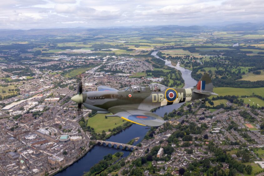 The Spitfire over Perth.