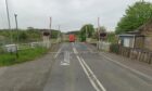 The level crossing at Kingseat Road, Dunfermline