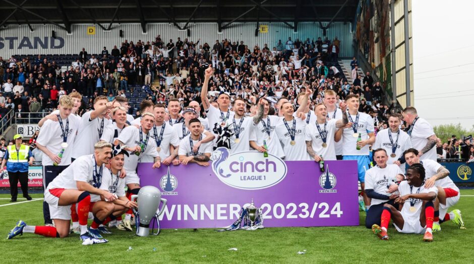 Falkirk were invincible champions of League 1 last season