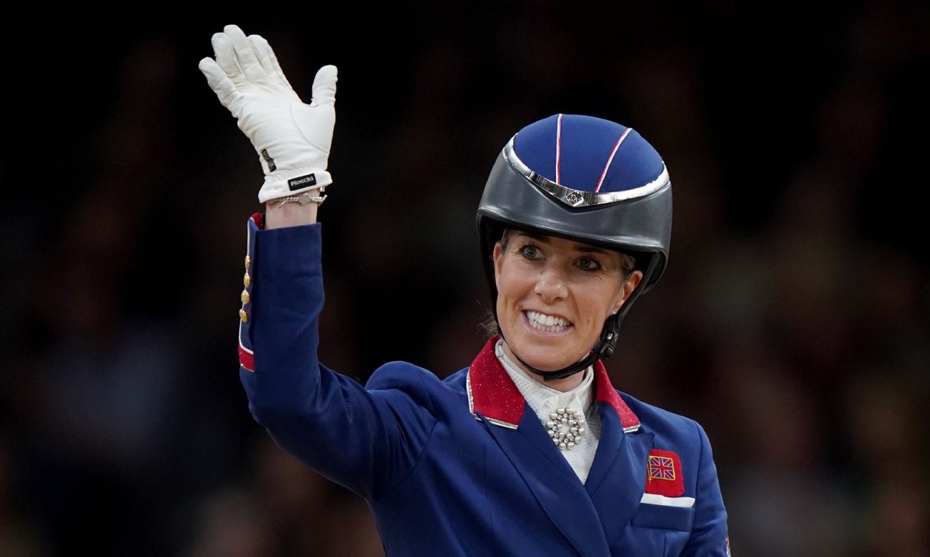 Charlotte Dujardin, who has withdrawn from the Paris Olympics.