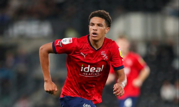Ethan Ingram featuring for West Brom in 2022. Image: PA