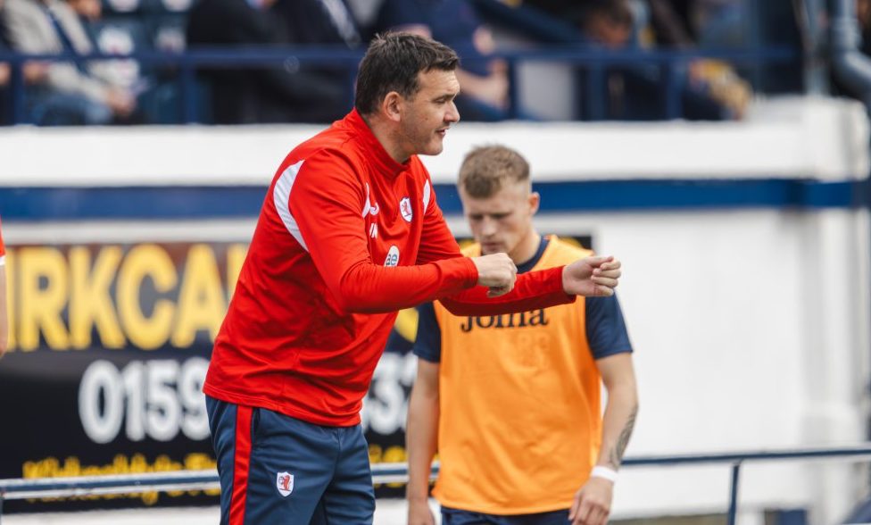 Raith Rovers manager Ian Murray.