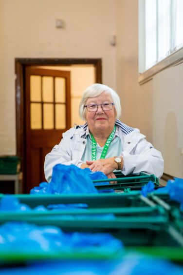 Ann Connell, volunteer team leader at Kirkcaldy Foodbank. 