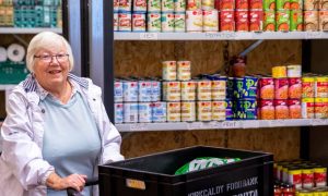 Ann Connell, 71-year-old volunteer at Kirkcaldy Foodbank. Image: Steve Brown/DC Thomson