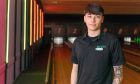 Callum McWaters (23) at Tenpin in GLenrothes where he works, when he had to help a customer by administering CPR after a seizure.