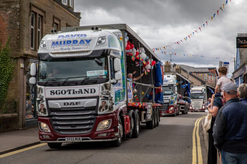 Carnoustie gala day parade.