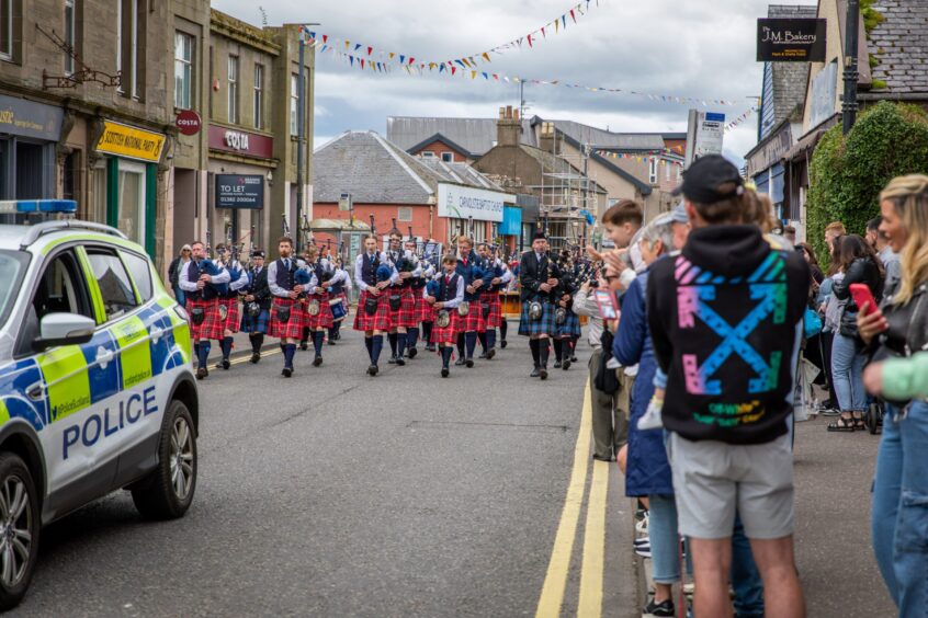 Carnoustie gala day parade