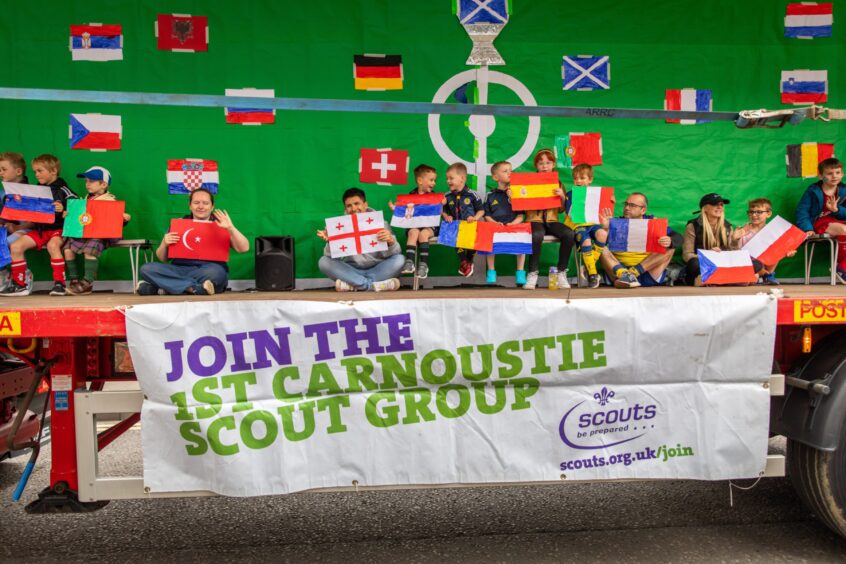 Carnoustie gala day parade.