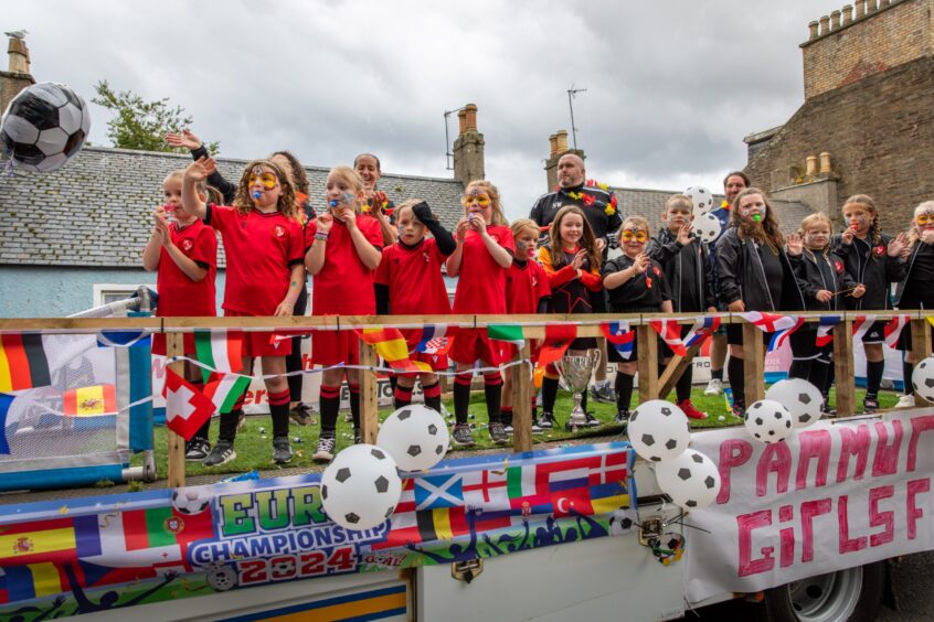 Carnoustie gala day parade.