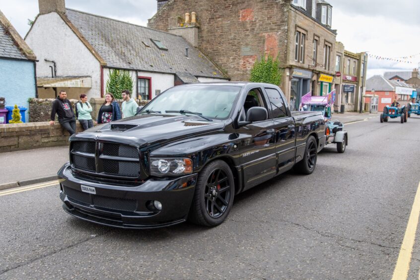 Carnoustie gala day float parade.