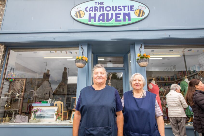 Carnoustie Haven charity shop.