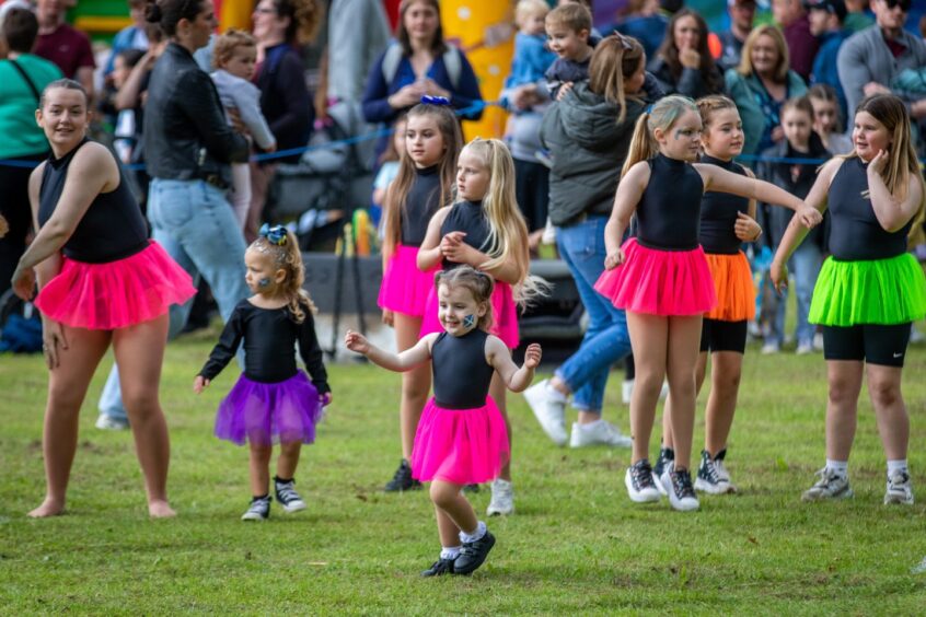 Dancers at Carnoustie gala.