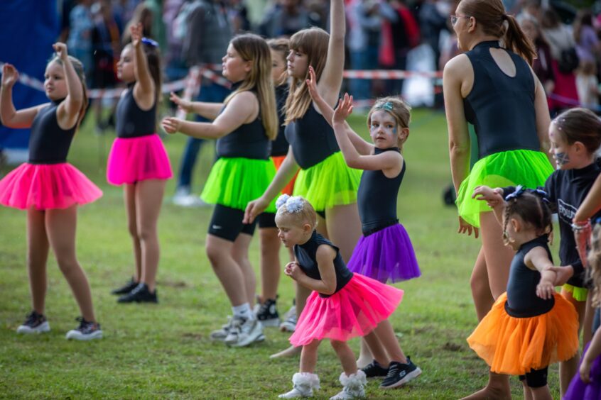 Dancers at Carnoustie gala day.