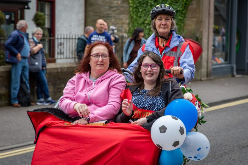 Carnoustie trishaw at gala day event.