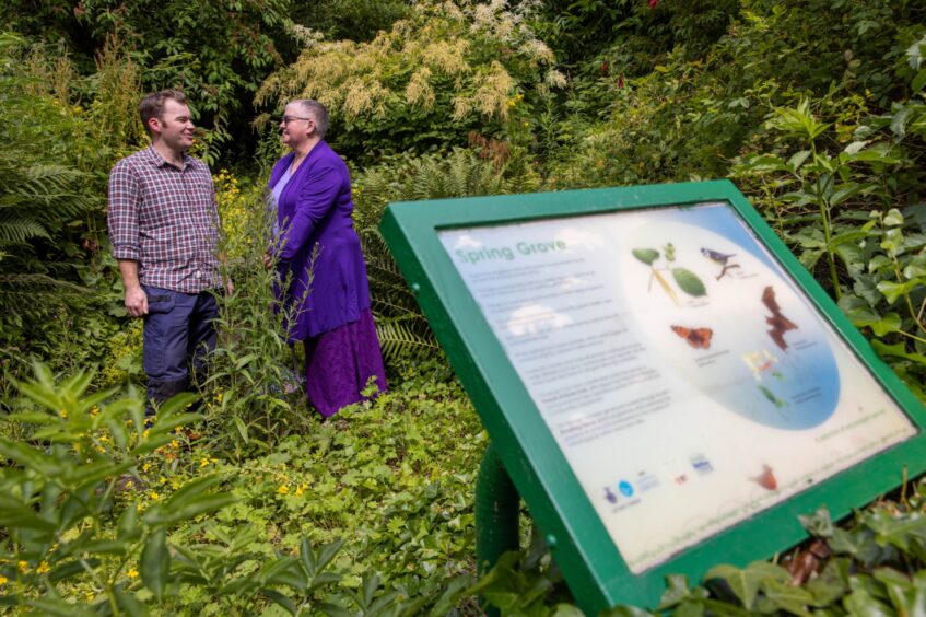 Friends of Baxter Park maintain the Spring Grove area. Image: Steve Brown/DC Thomson