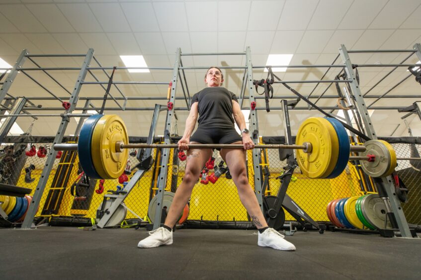 Perthshire powerlifter Kayleigh Olsen.