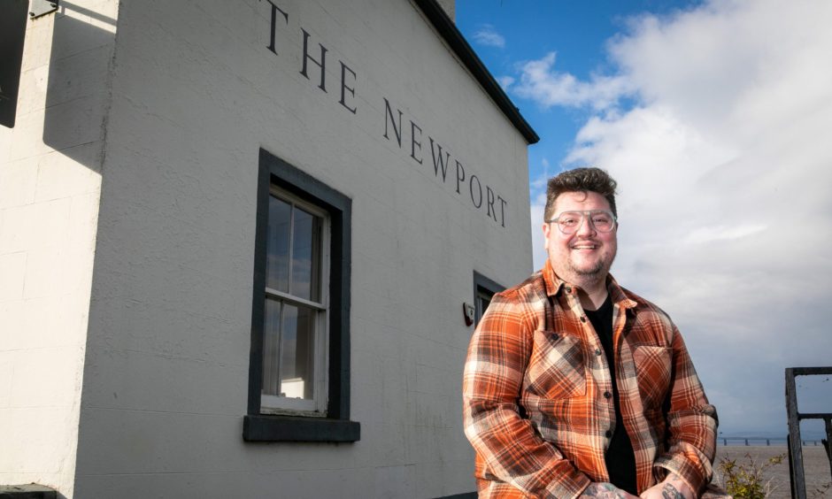 Jamie Scott outside The Newport in 2023.