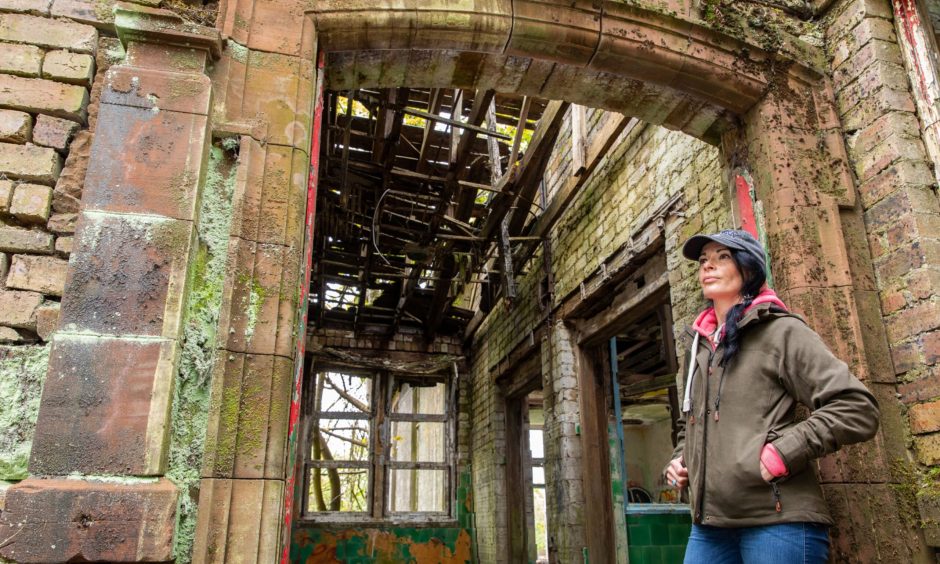 Writer Gayle Ritchie explores abandoned Thornton Fever Hospital in Fife. Image: Steve Brown.