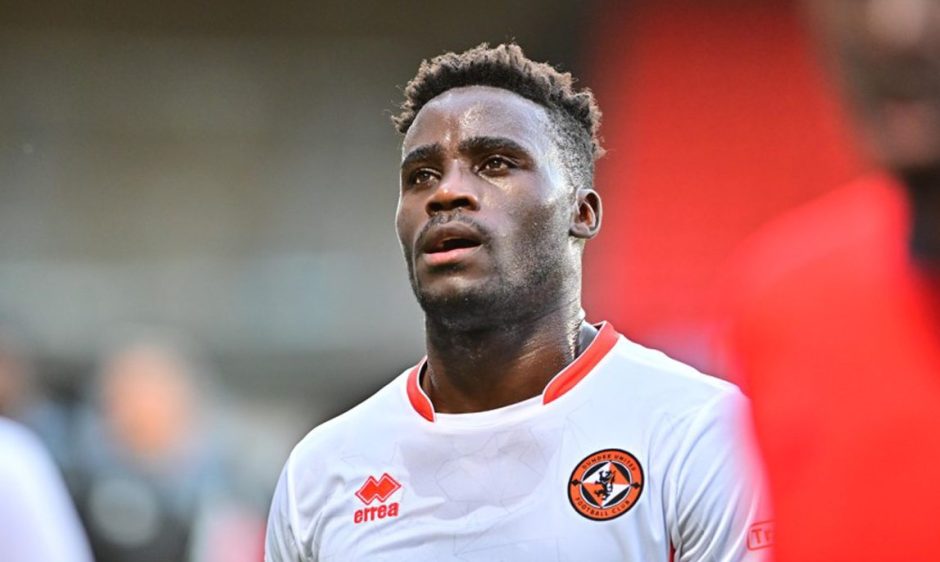 Dundee United's Richard Odada got 45 minutes under his belt