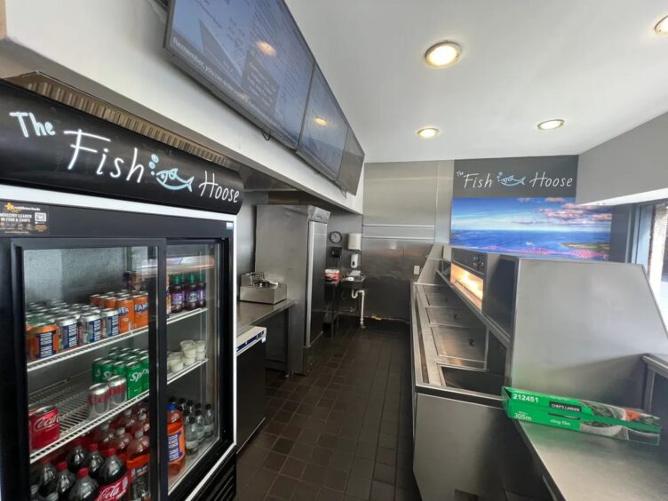 The takeaway is fish and chip shop for sale is finished to a high standard 