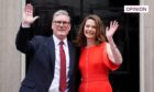 Prime Minister Sir Keir Starmer and his wife Victoria Starmer arrive at No 10 Downing Street for the first time after the Labour party won a landslide victory. Image:: James Manning/PA Wire