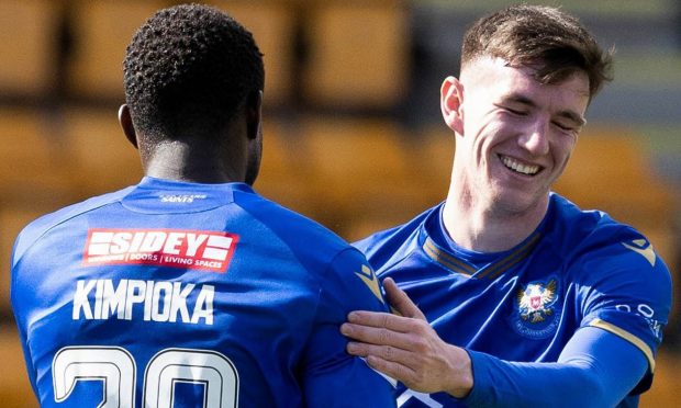Benji Kimpioka and Makenzie Kirk could both be happy with their afternoon's work against East Fife.