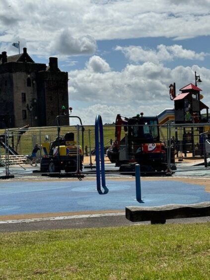 The Castle Green play park.