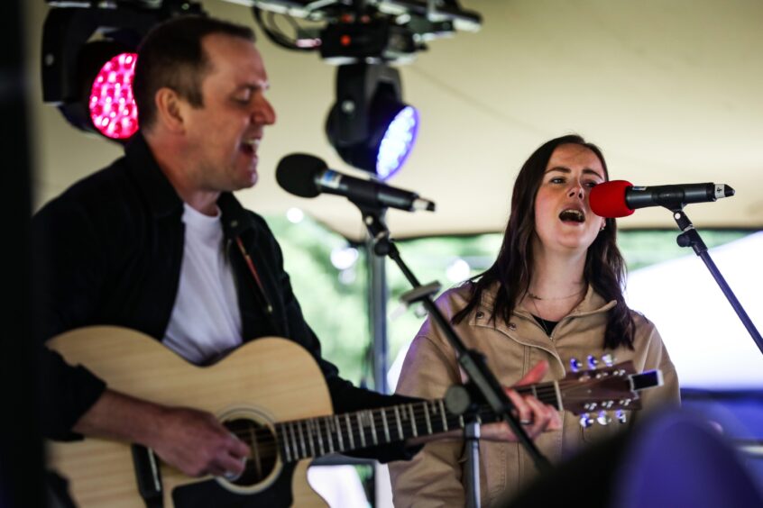 Music at Debra Fest in Montrose.