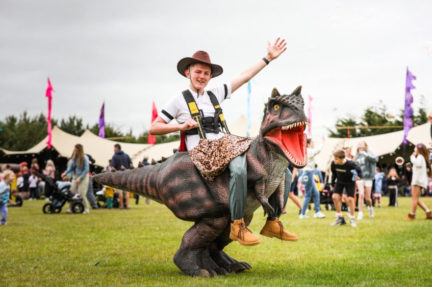 T-Rex at Debra Fest in Montrose.