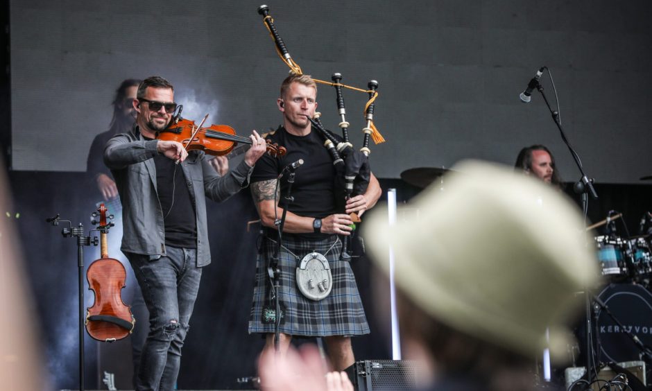 Skerryvore performing at Heartland Festival this year.