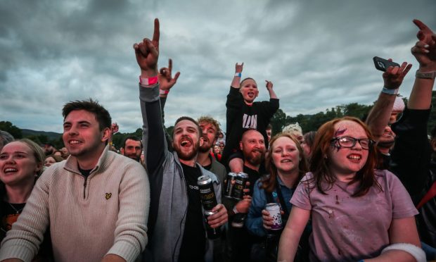 Revellers enjoying Heartland Festival 2024.