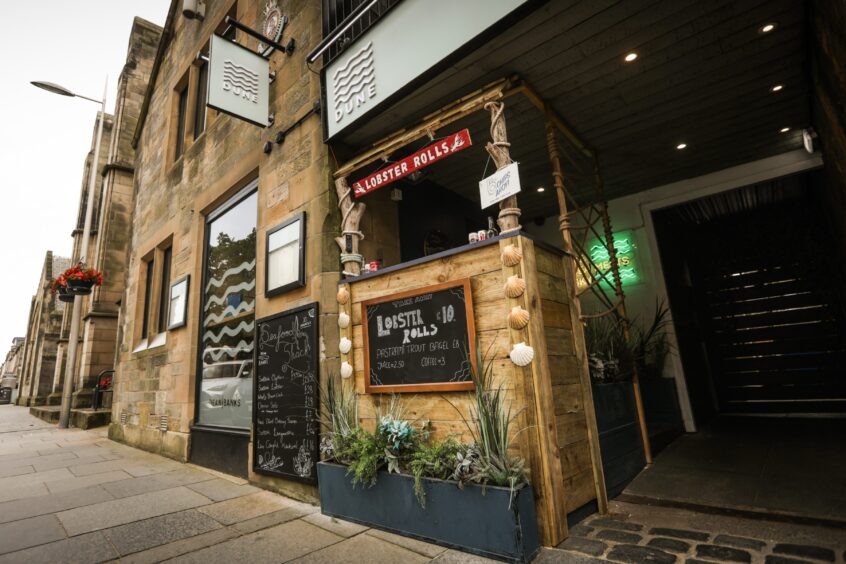 The new seafood shack at Dune, St Andrews, ran by chef Dean Banks.