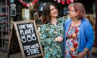 Debbie Gallacher (left) and Melanie Coleman (right) outside Love Your Planet in Broughty Ferry.