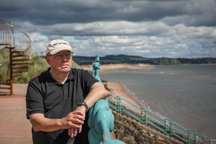 David Wood of Montrose community council coastal erosion sub-group