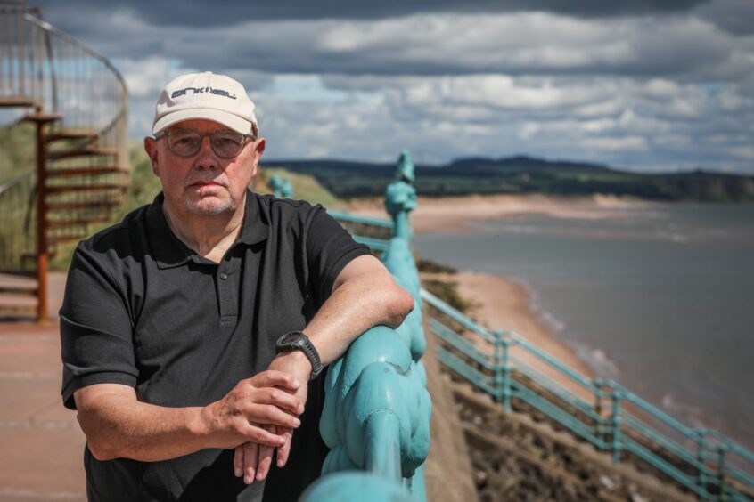 David Wood is the leader of Montrose Community Council's sub group on coastal erosion. 