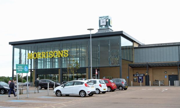 The Dundee Morrisons is located just off the A90. Image: Mhairi Edwards/DC Thomson.