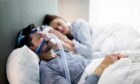 Sufferers of sleep apnoea use a machine to help their breathing overnight. Image: Shutterstock.