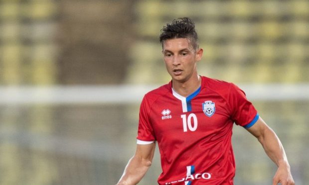 David Babunski in action for AFC Botosani in Romania