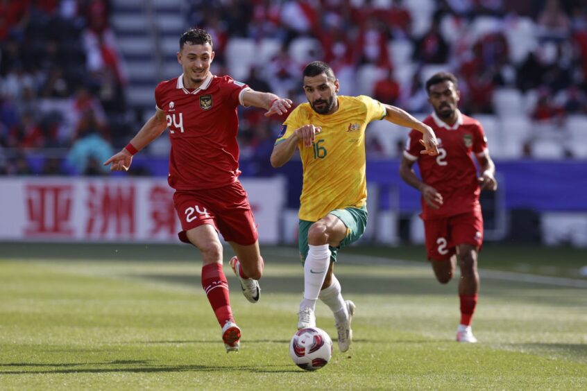 Australia stalwart Aziz Behich in full flow for his national side