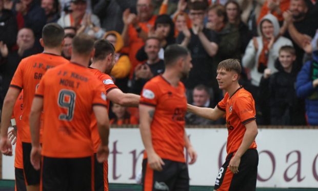 Brandon Forbes sent Tannadice wild with his maiden goal for Dundee United