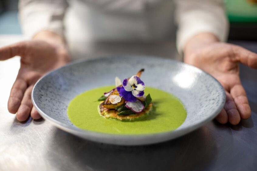 The garden plate starter at Dory Bistro and Gallery.