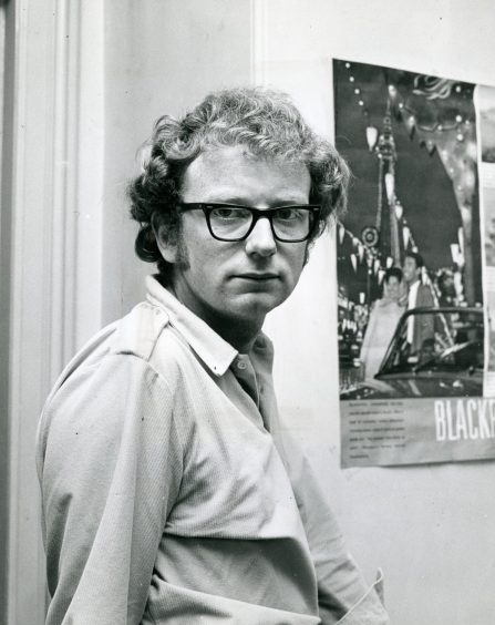 Ian McDiarmid in 1969 after winning the gold medal.