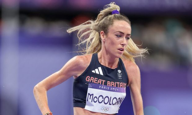 Eilish McColgan during the 10,000m final in Paris. Image: Ryan Browne/Shutterstock.