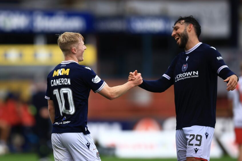 Dundee stuck six goals past Airdrieonians. Image: David Young/Shutterstock